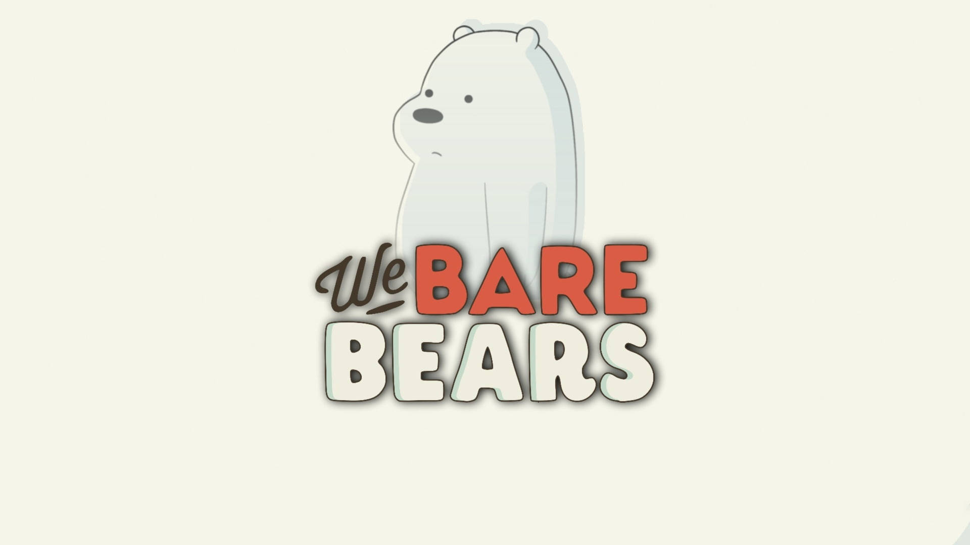 We Bare Bears 的卡通熊標誌，帶有風格化文字。