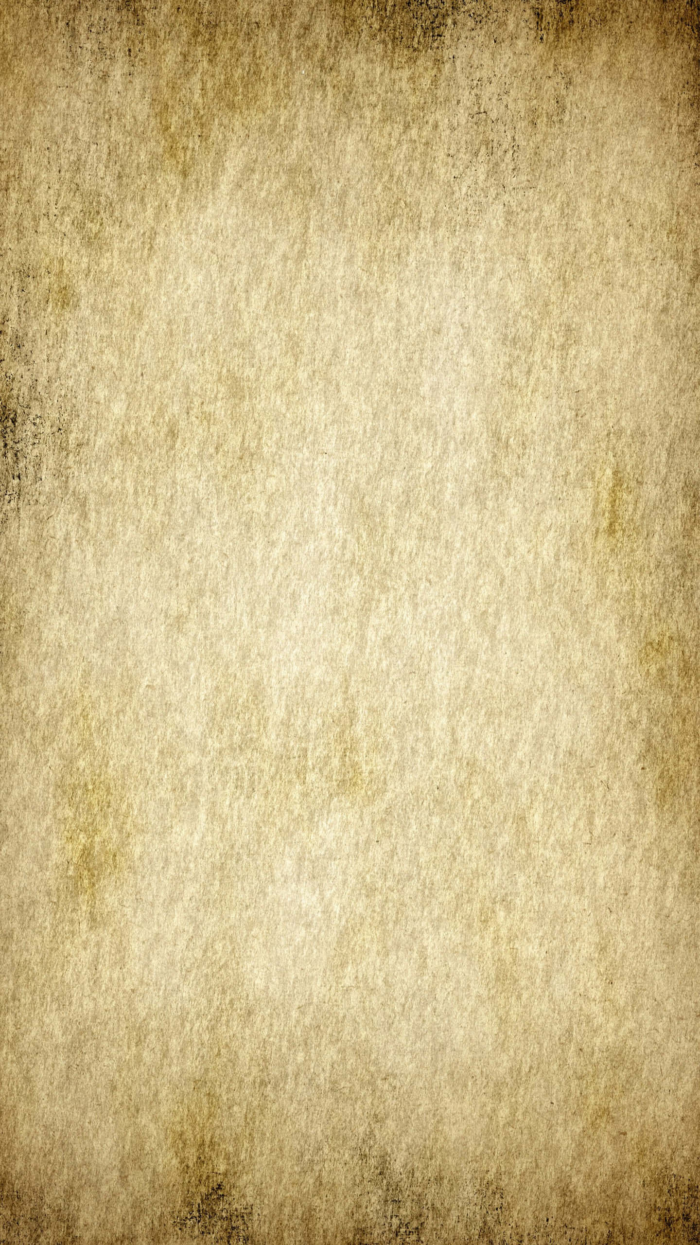 打開思維，迎接無限可能 壁紙 — 帶有紋理的復古羊皮紙，呈現不均勻的米色色調和變暗的邊緣，營造出陳舊的古董感。