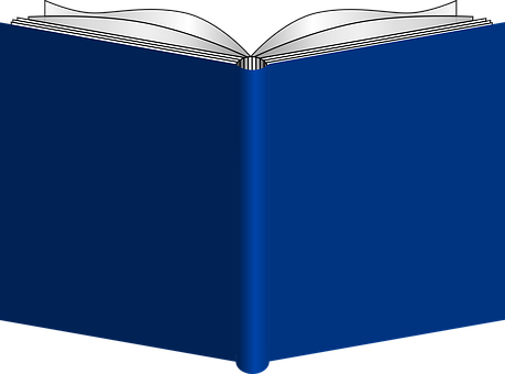 打開書本向量插圖 壁紙