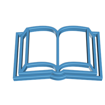 打開書本向量插圖 壁紙
