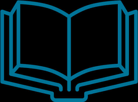 打開書本圖示輪廓 壁紙