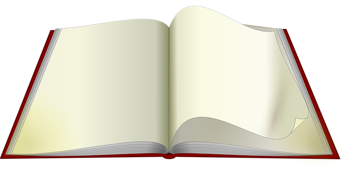 打開空白書本 壁紙