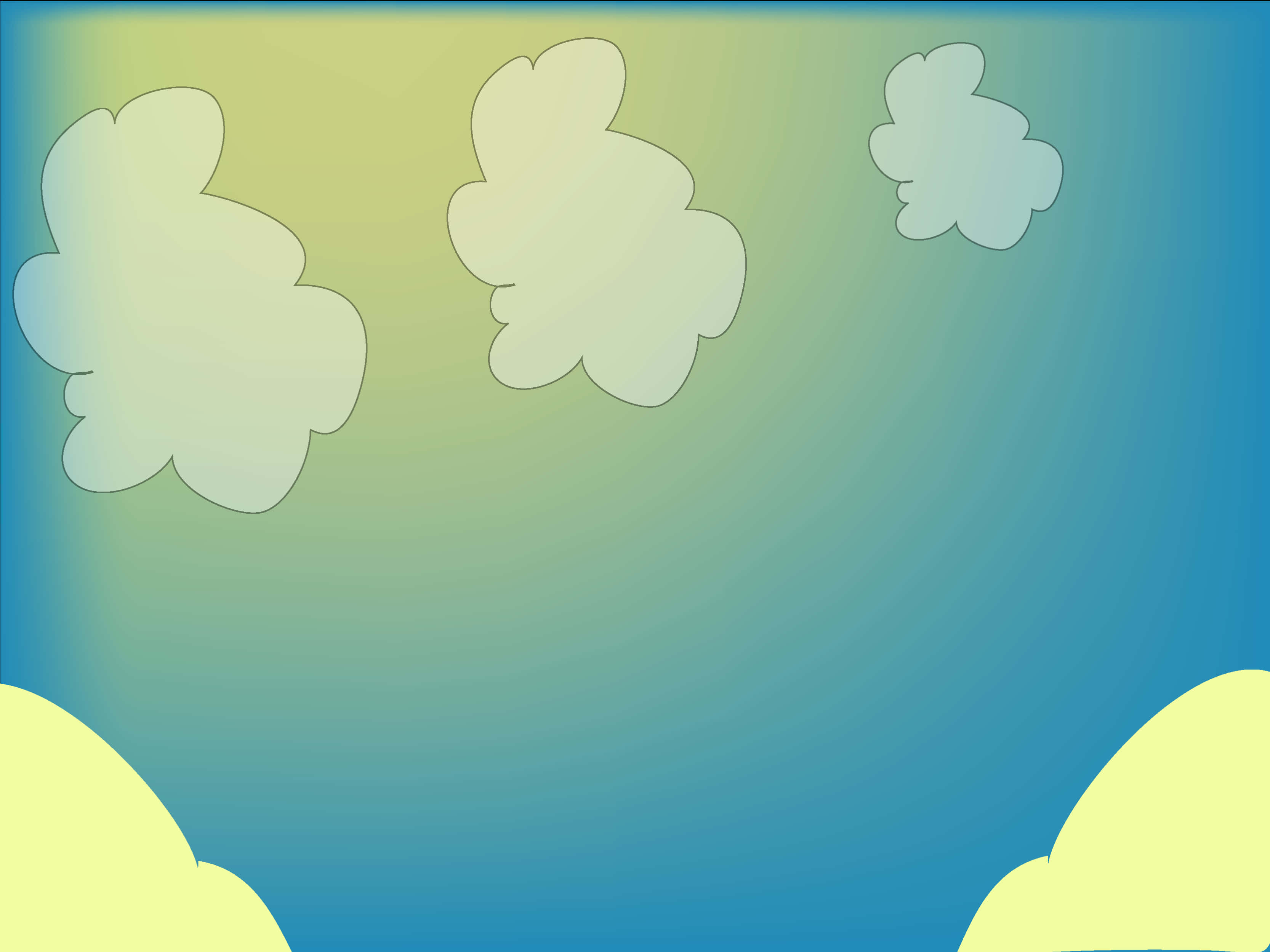 抽象天空與雲朵背景 壁紙