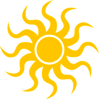 抽象太陽設計 壁紙