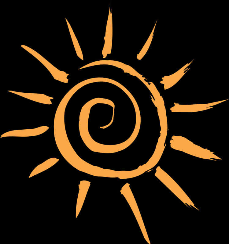 抽象太陽設計圖形 壁紙