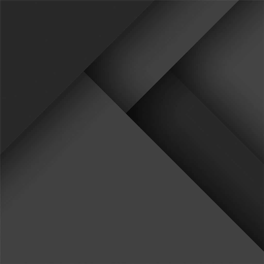 Material Design 桌布 壁紙 — 抽象幾何圖案牆紙，採用深炭灰色調的分層斜角面板。