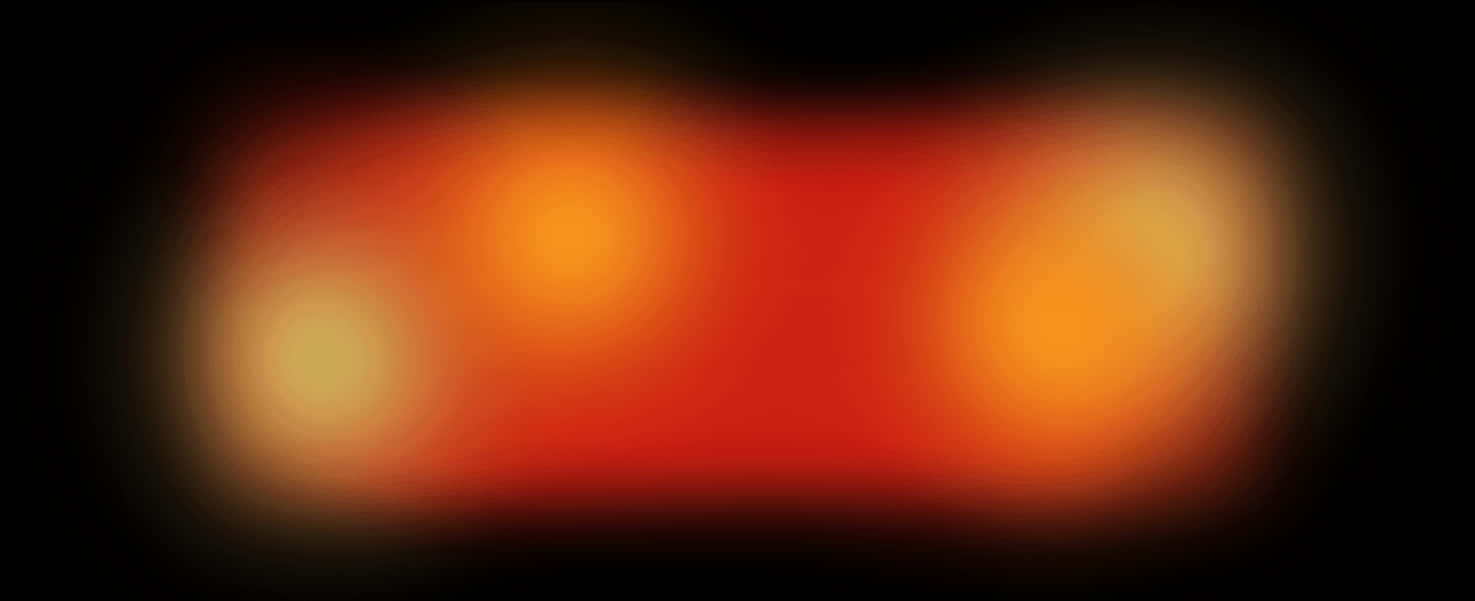 抽象紅色光暈背景 壁紙 — 在深色背景上，帶有溫暖橙色和紅色色調的柔和發光抽象形狀。