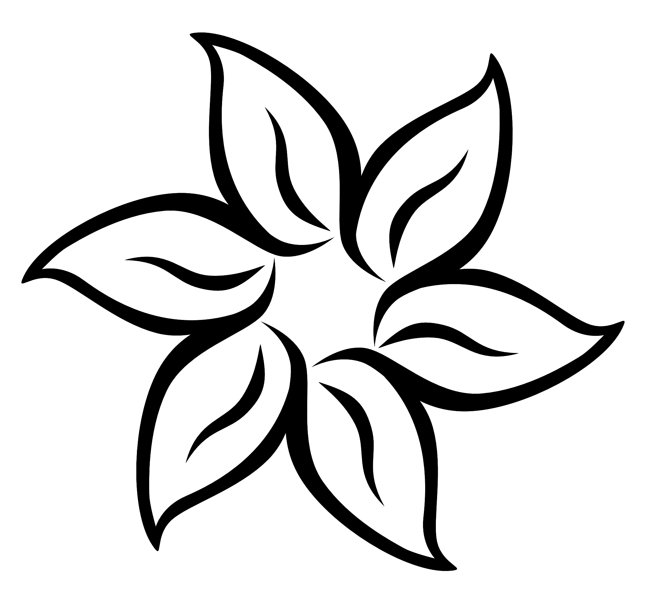抽象花卉設計圖案 壁紙