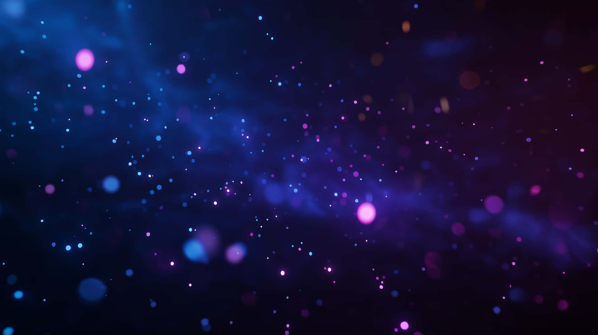 一個充滿活力的宇宙星雲，在深空中閃爍著藍色和紫色的星星。