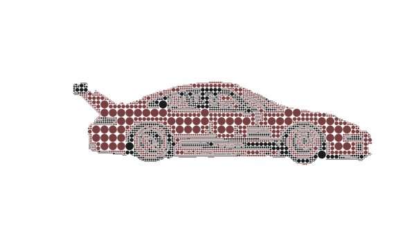 抽象賽車剪影 壁紙