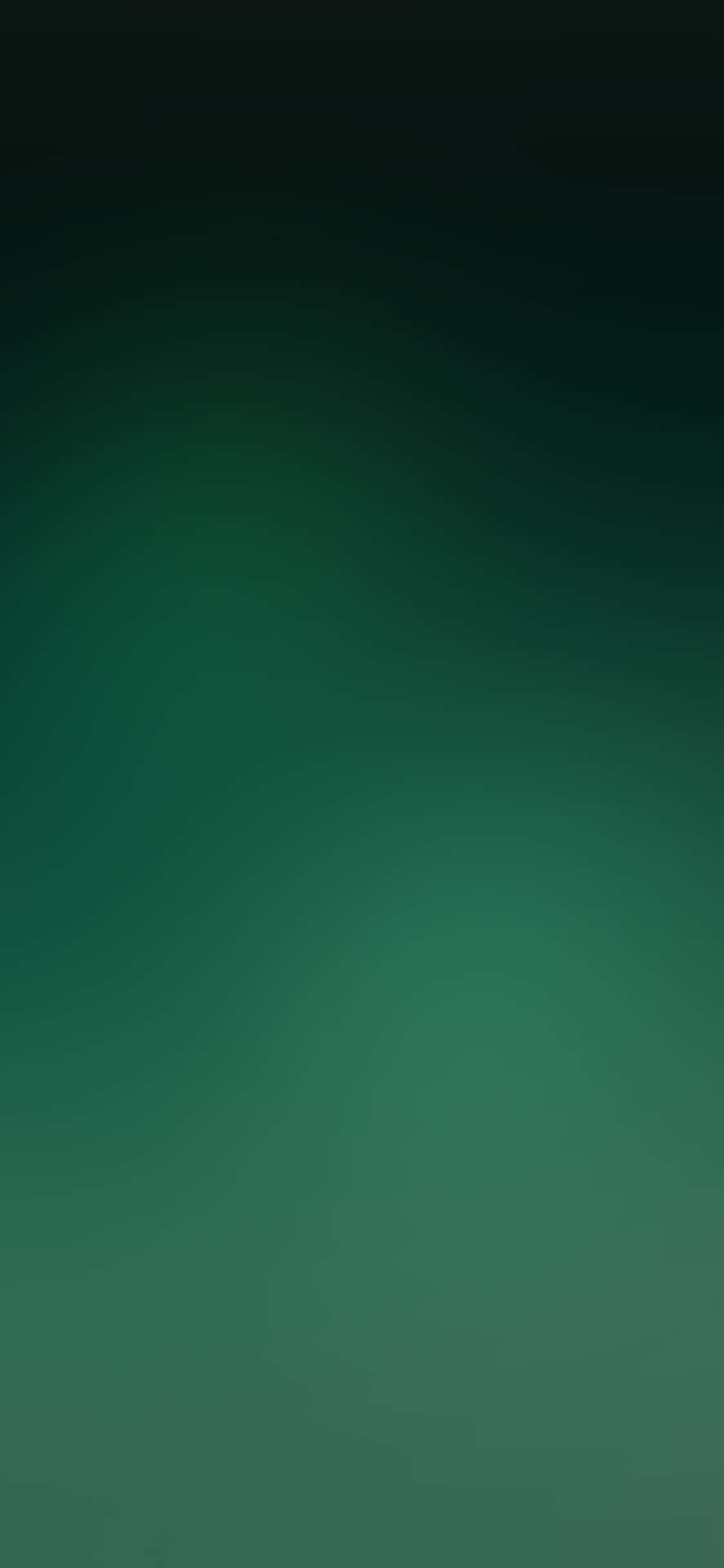 柔和綠色漸變搭配波浪過渡，營造平靜的數位背景。