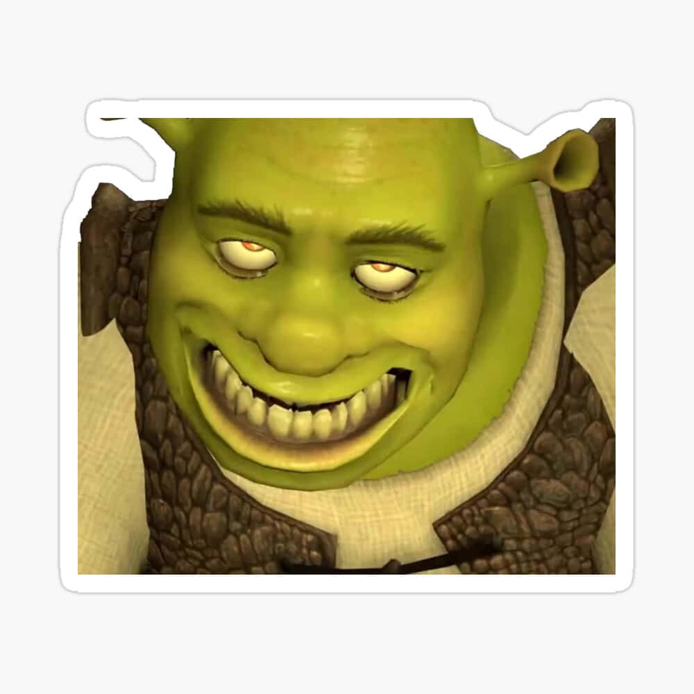 史力加微笑，眼睛發光，在背心中露出牙齒。