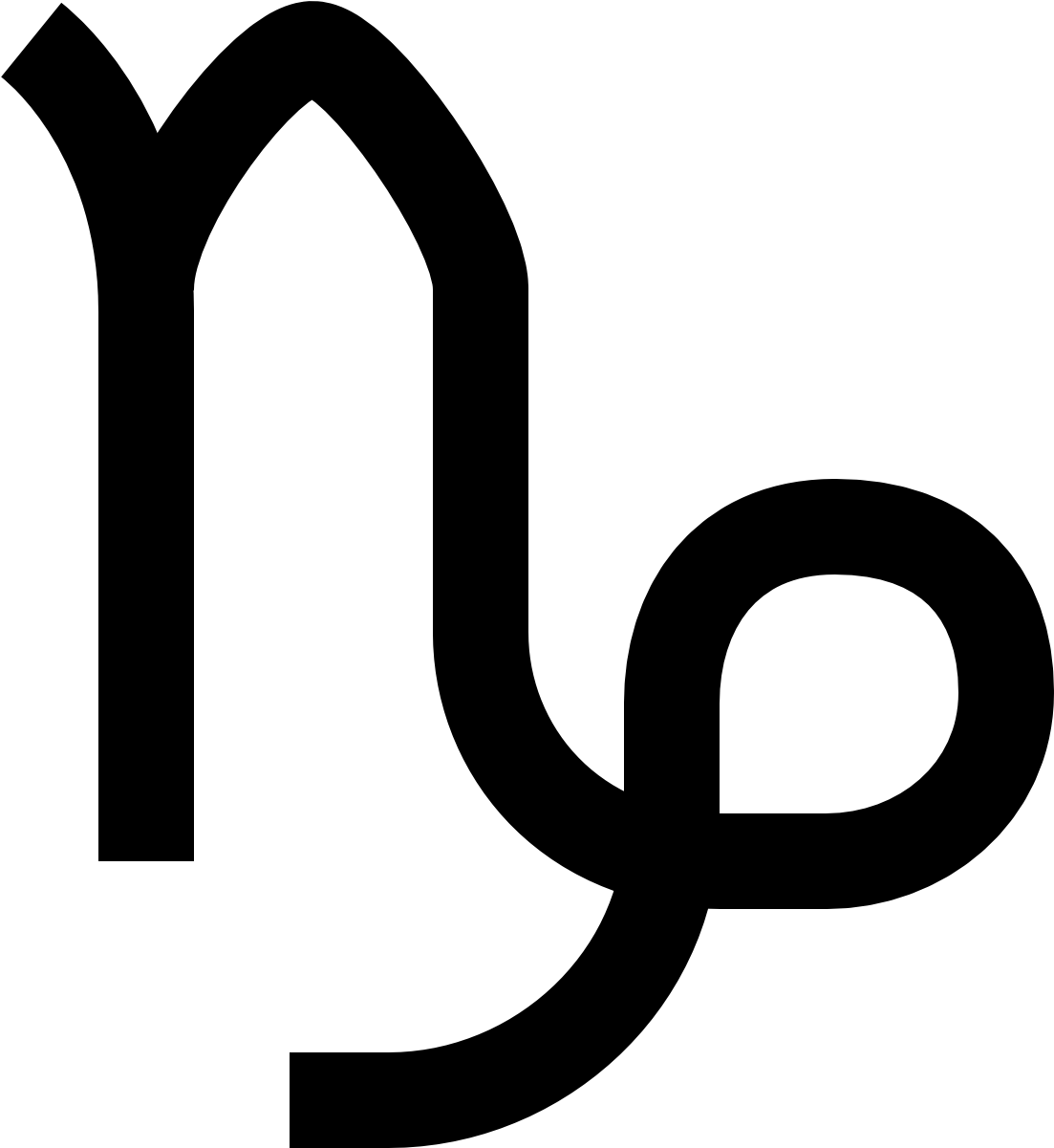摩羯座星座符號圖案 壁紙