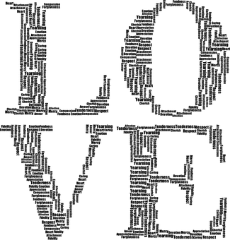 擁抱剪影之愛 壁紙