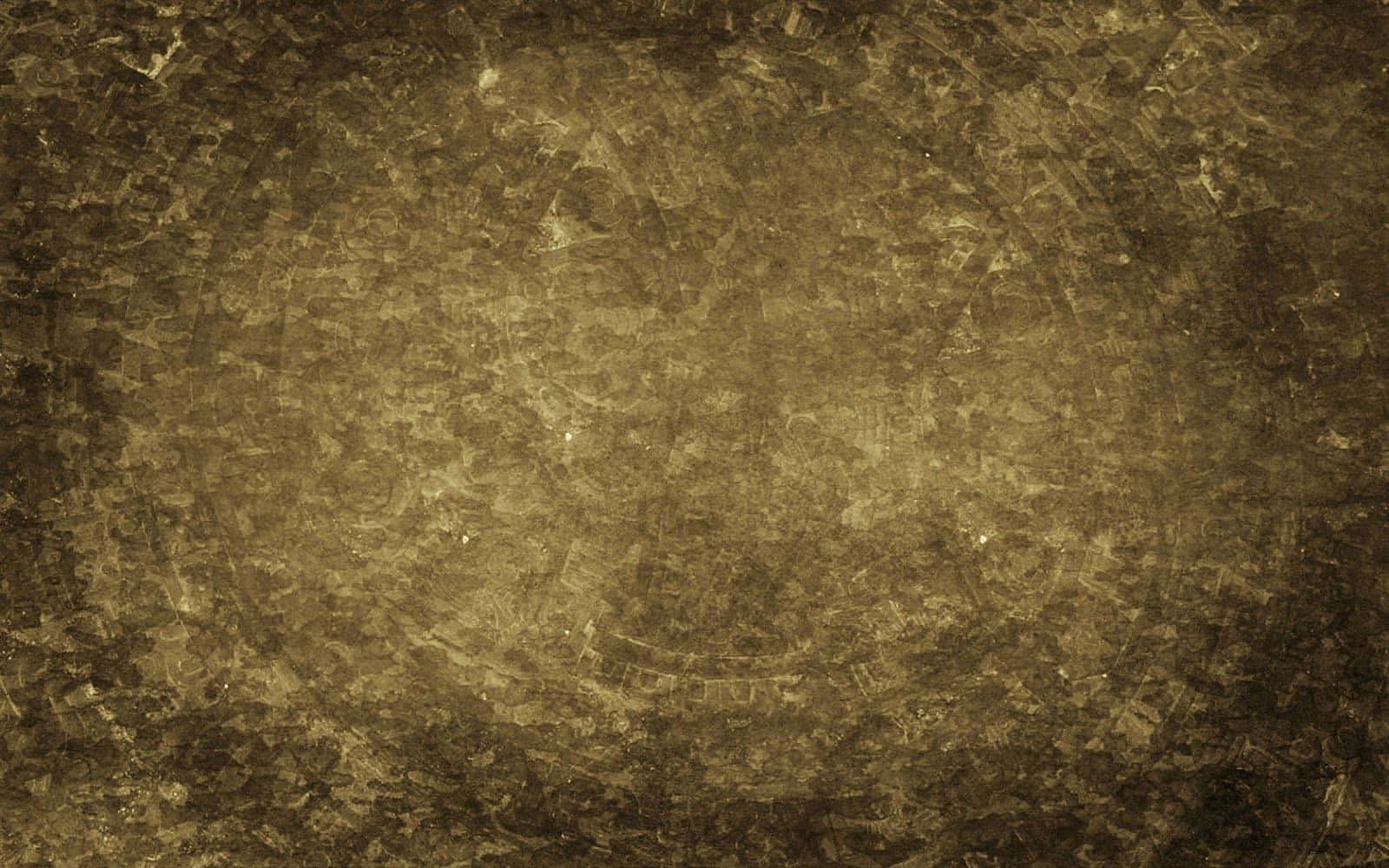 帶有圓形磨損圖案的紋理復古金色和棕色垃圾風格背景。