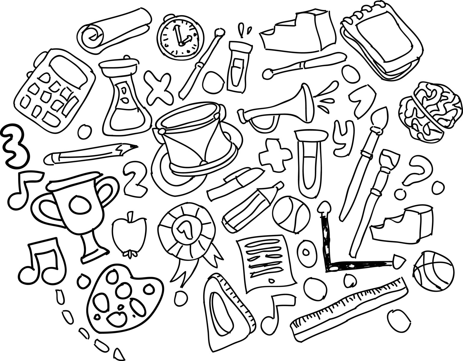教育塗鴉系列 壁紙