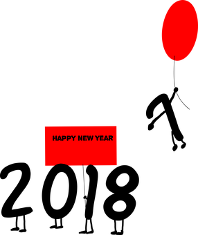 新年快樂慶祝抽象 壁紙