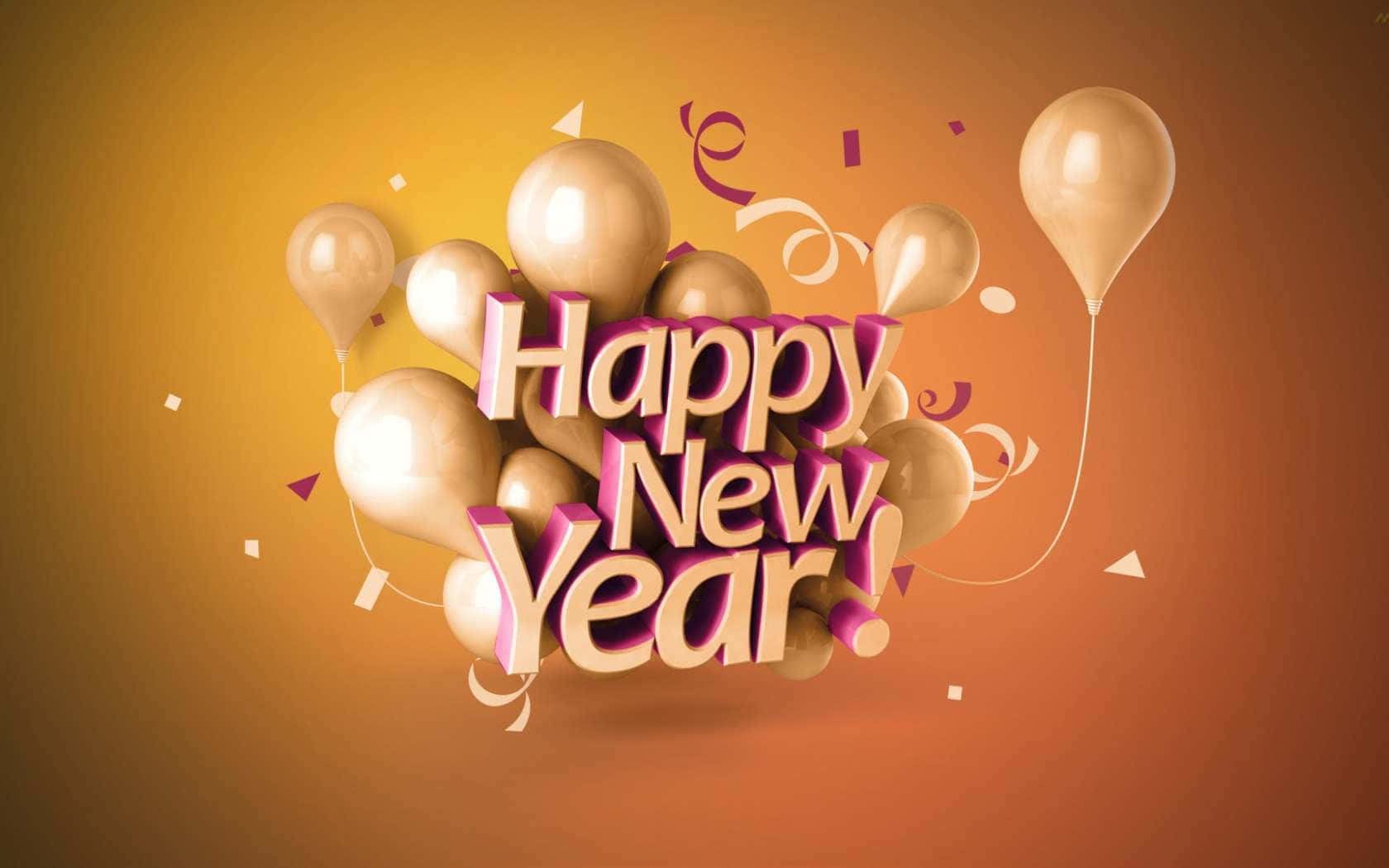 新年快樂桌布 壁紙