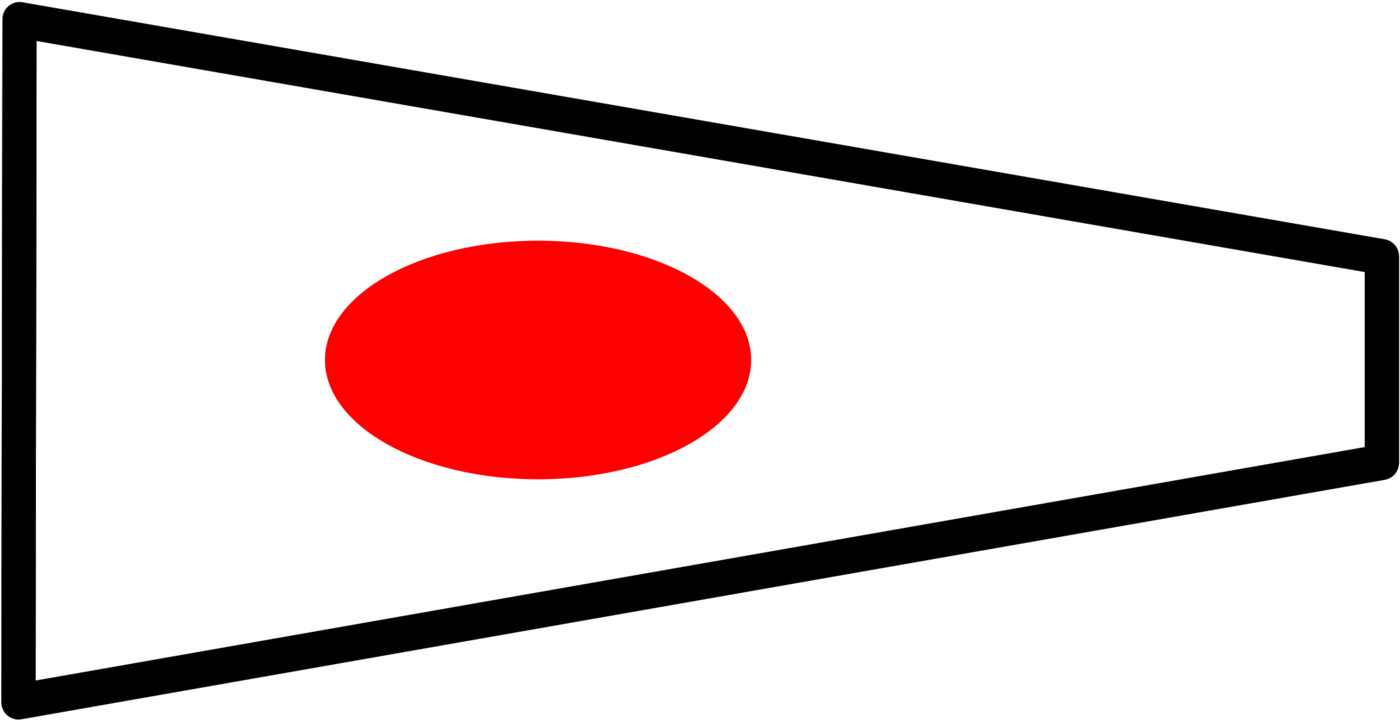 日本國旗圖形 壁紙 — 一面極簡日本國旗，中央有一個醒目的紅色圓圈在白色背景上，傾斜放置在黑色背景前。