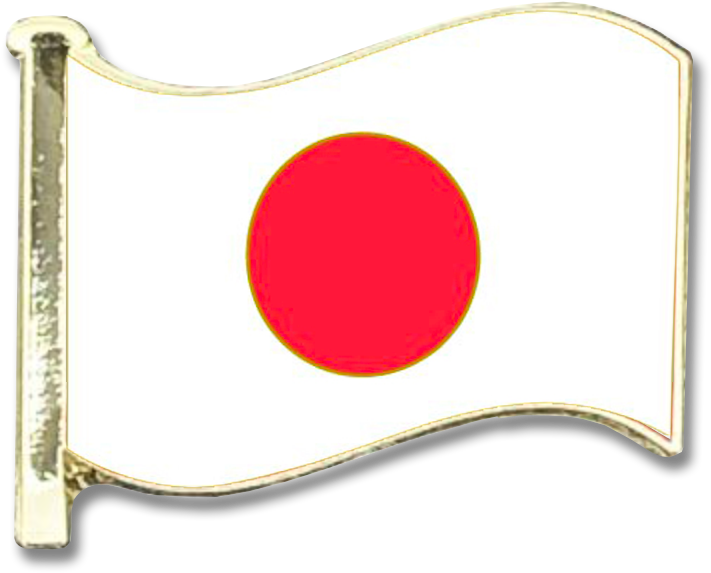 日本國旗圖釘 壁紙