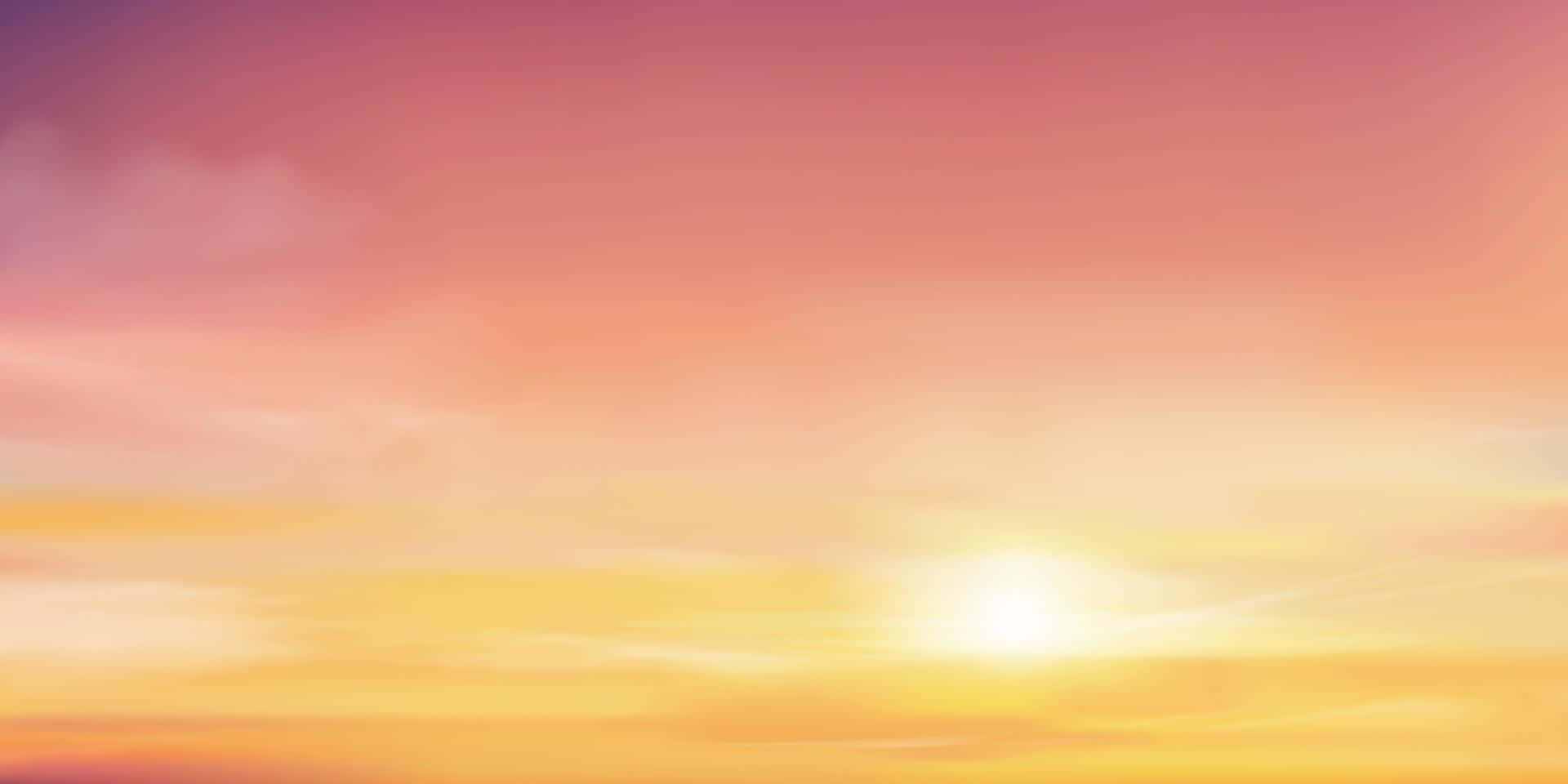 日落天空背景 壁紙