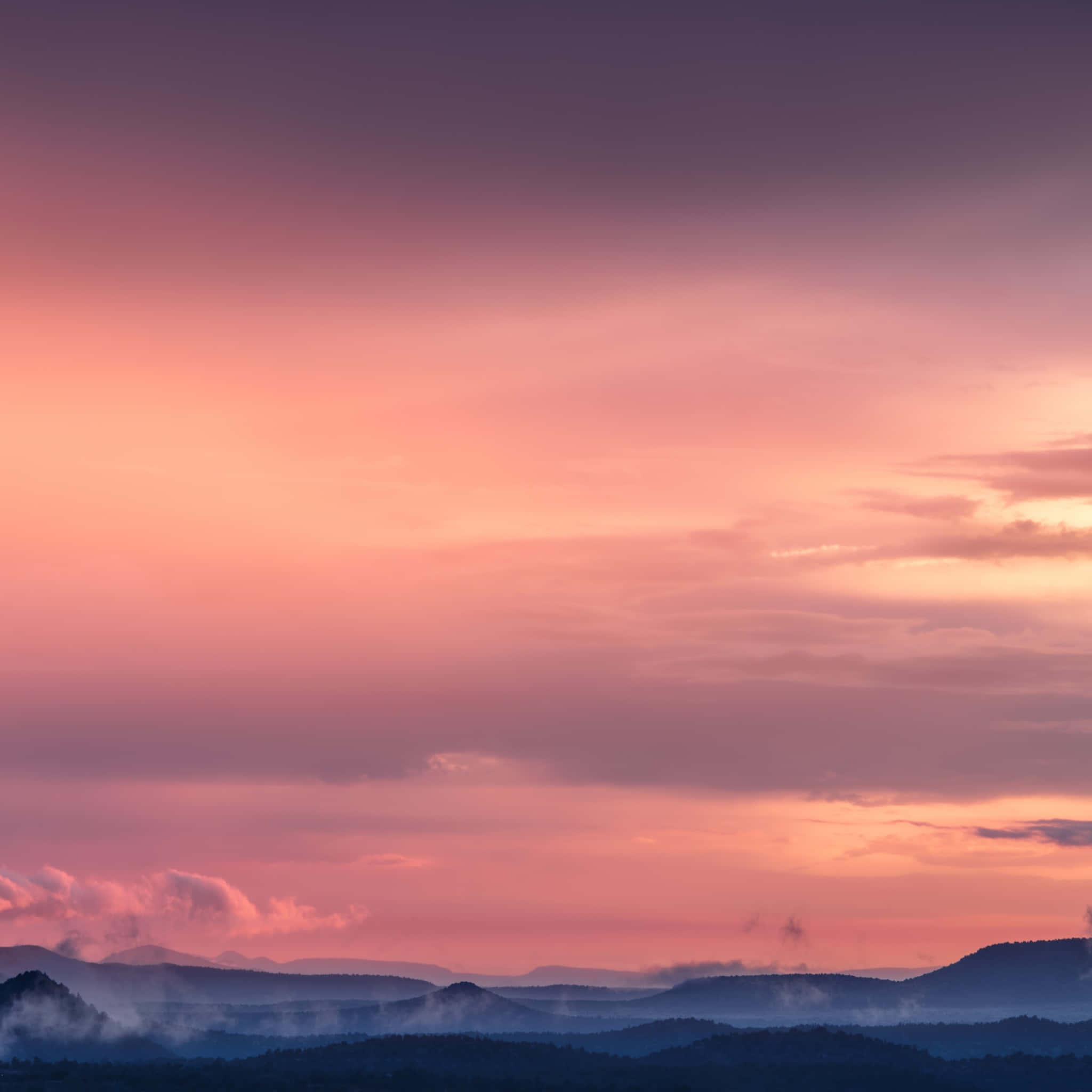 日落天空背景 壁紙