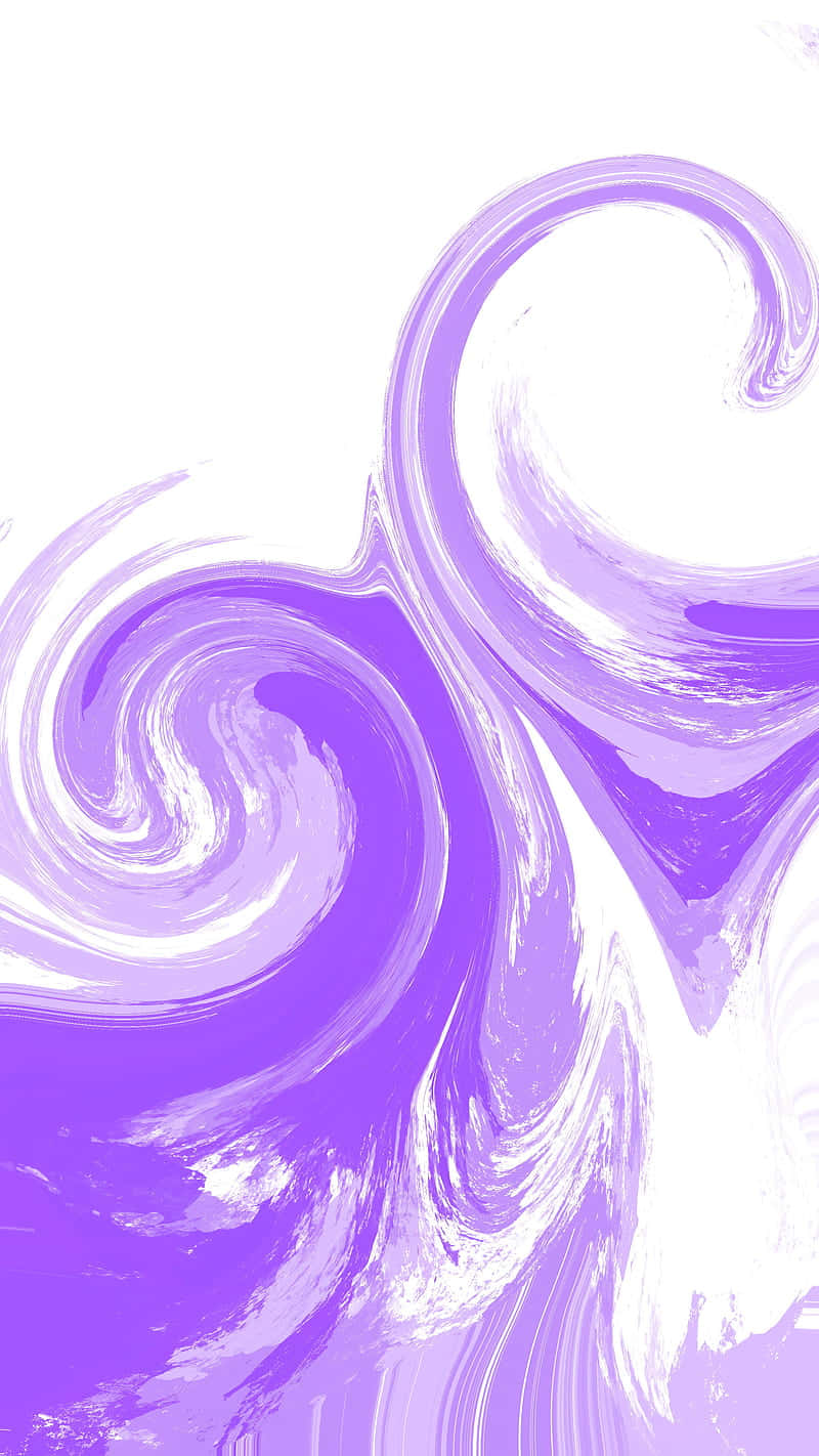 數位藝術風格的動態紫色和白色抽象漩渦
