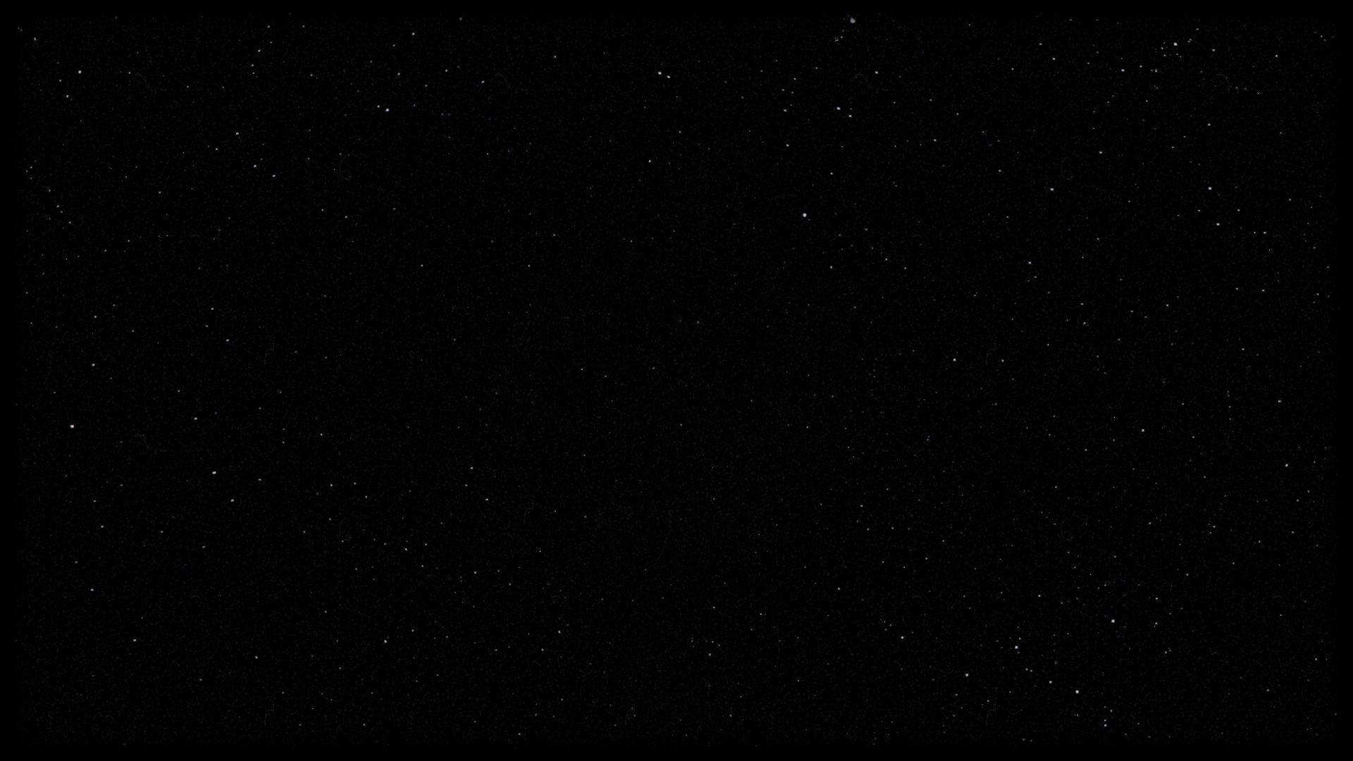 星夜暗黑美學 壁紙 — 廣闊的黑色天空中點綴著無數細小的白色星星，營造出寧靜的宇宙廣袤。