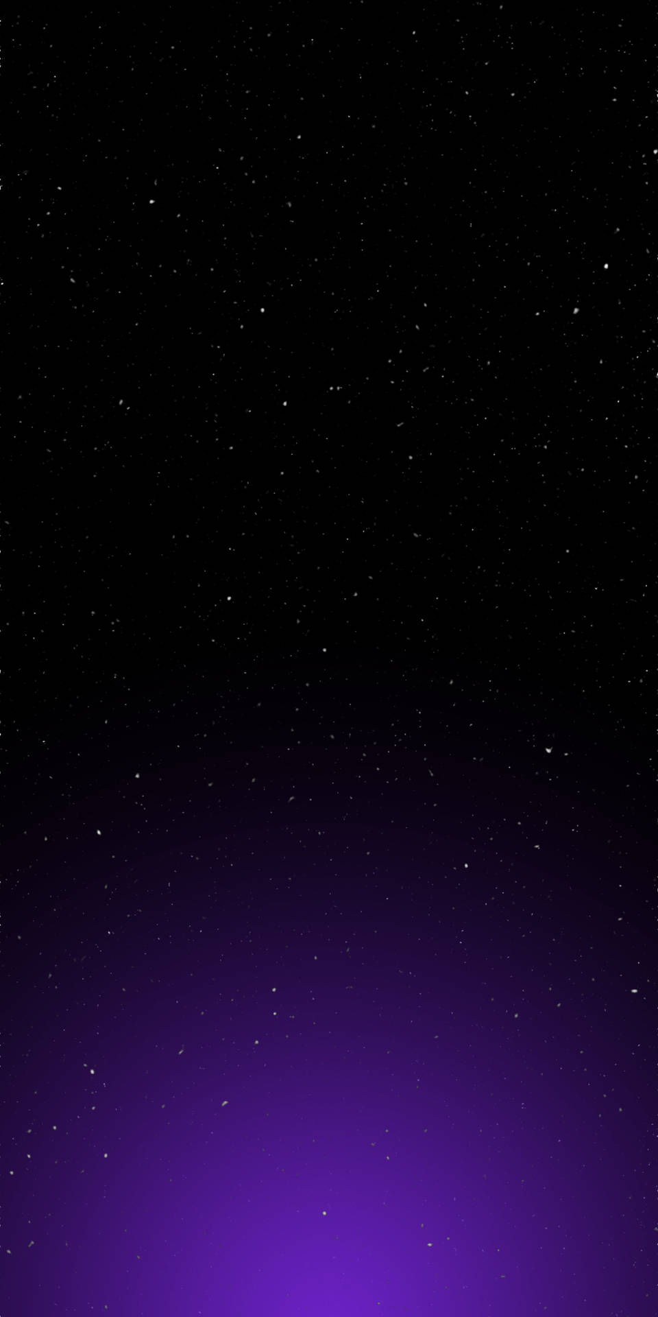 帶有紫色漸變光芒的星空夜空