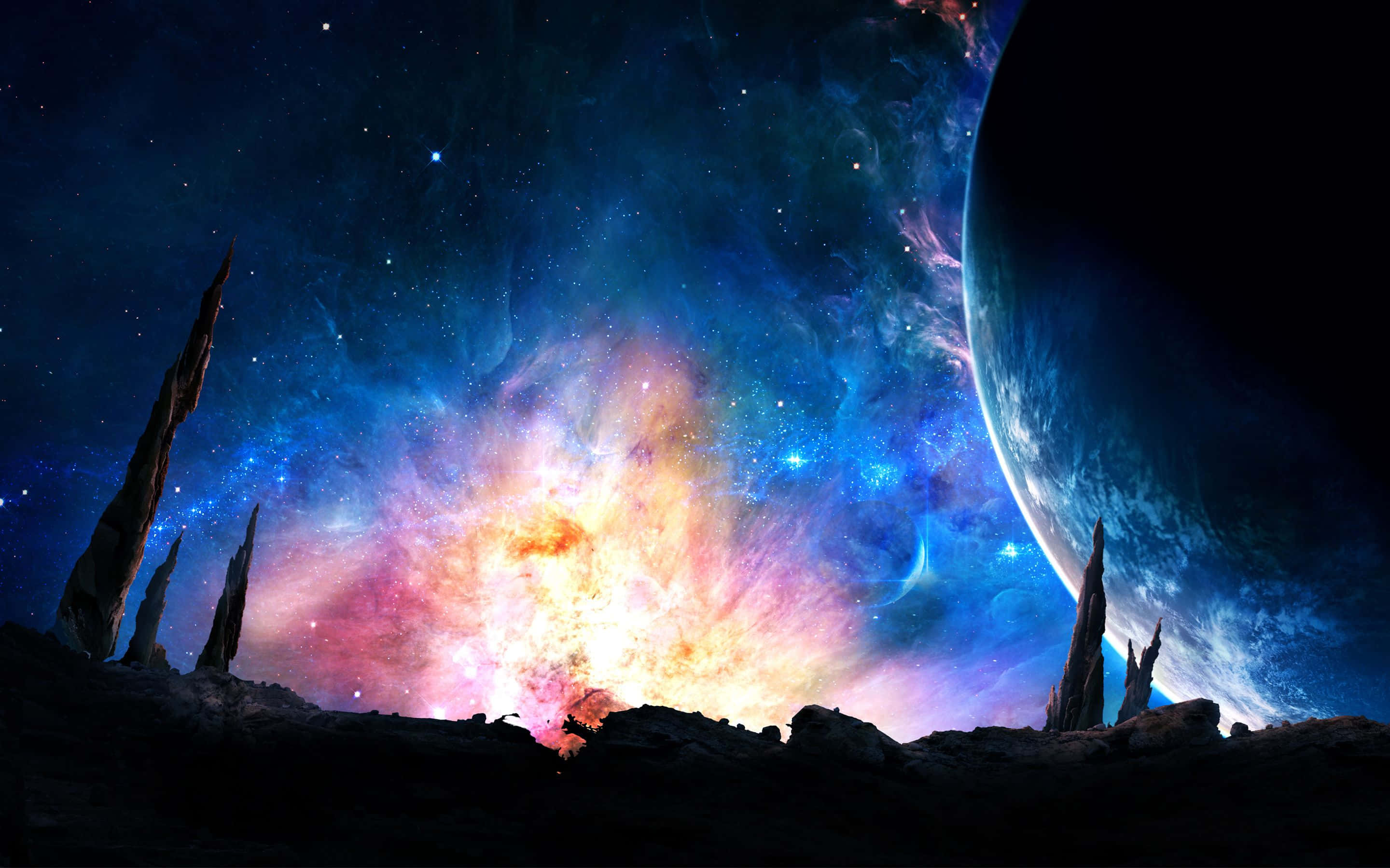 星河背景 壁紙