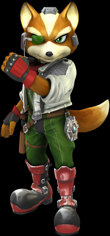 公仔，玩具，可動人偶，狐狸，動物公仔，虛構角色 - Star Fox Gif透明背景高清PNG下載