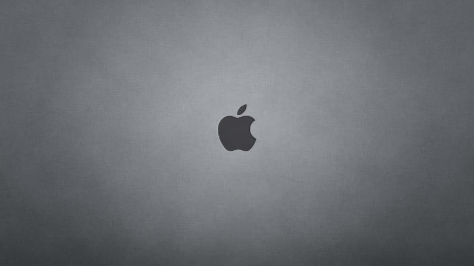 灰色漸變背景上的Apple標誌