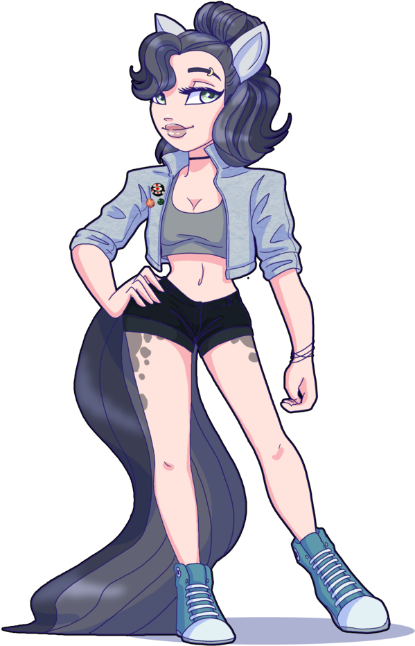 時尚擬人化角色插畫 壁紙
