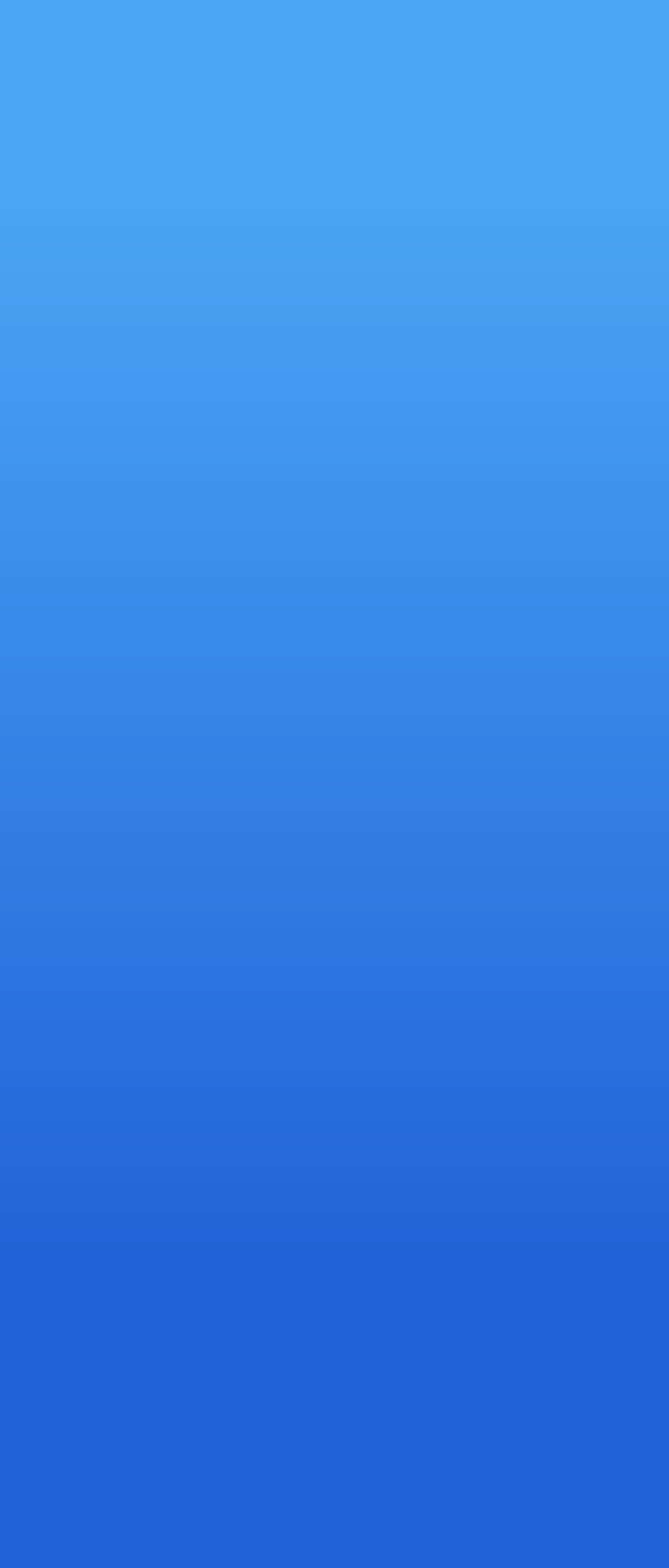 時尚簡約 iPhone 設計 壁紙 — 平靜的垂直漸變，從淺藍到深藍的舒緩藍色調。