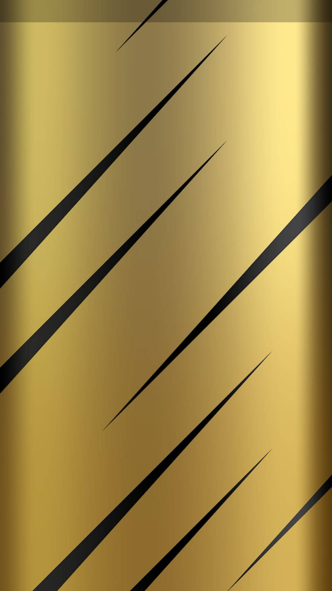 Gold Texture 桌布 壁紙 — 時尚金色漸變背景，帶有銳利的黑色斜紋，營造出現代奢華的圖案。