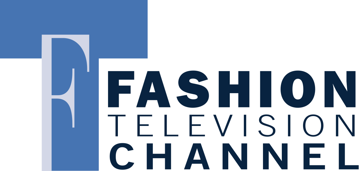 時尚電視頻道標誌 壁紙 — 一個時尚的Fashion Television Channel標誌，以藍色和白色風格化的F在黑色背景上。