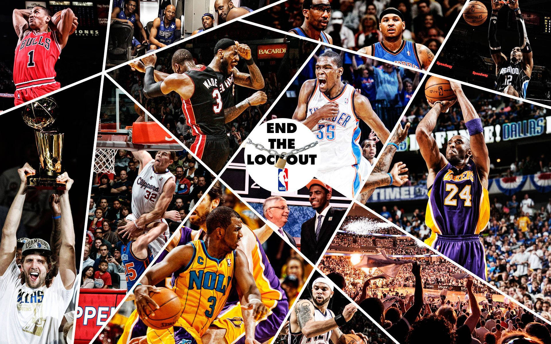 NBA球員慶祝勝利並在動作鏡頭中比賽。