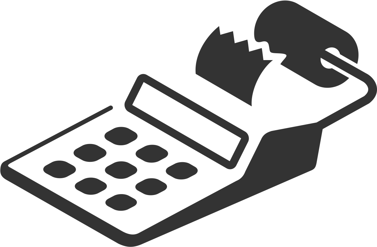 會計計算器圖標 壁紙 — 純黑色背景，沒有可見的元素或細節。
