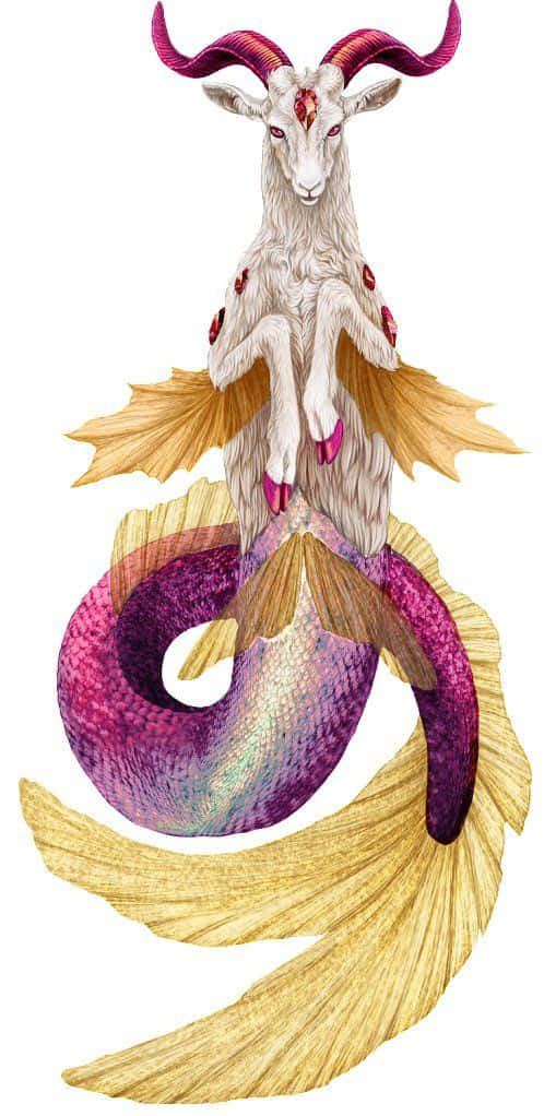 有角有尾的美人魚 壁紙