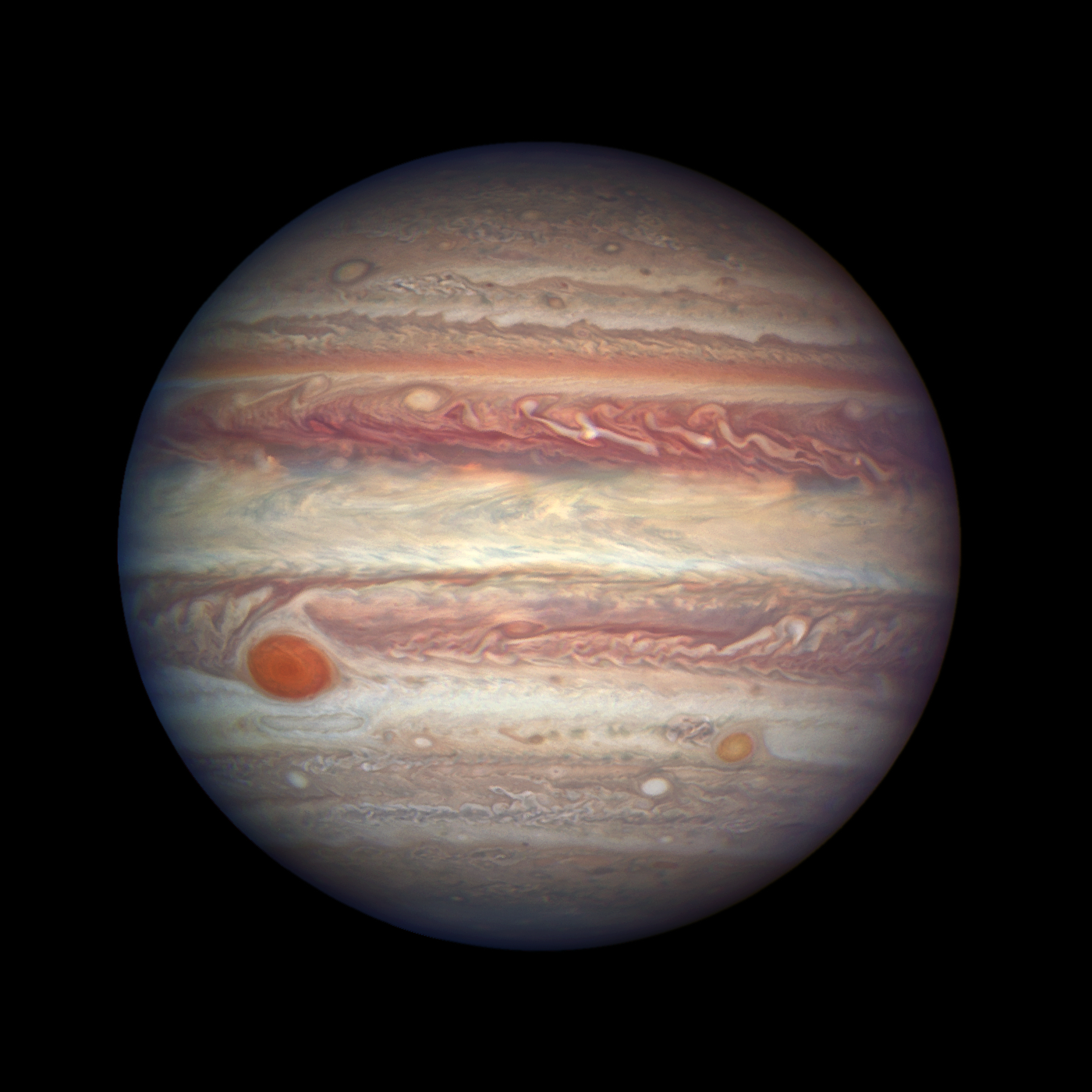 木星近距離特寫，由美國太空總署太空任務拍攝 壁紙