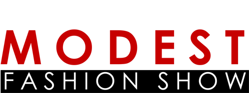 東京保守時尚秀標誌 壁紙 — 東京謙遜時裝展的粗體字型標誌，白紅文字配黑色背景。