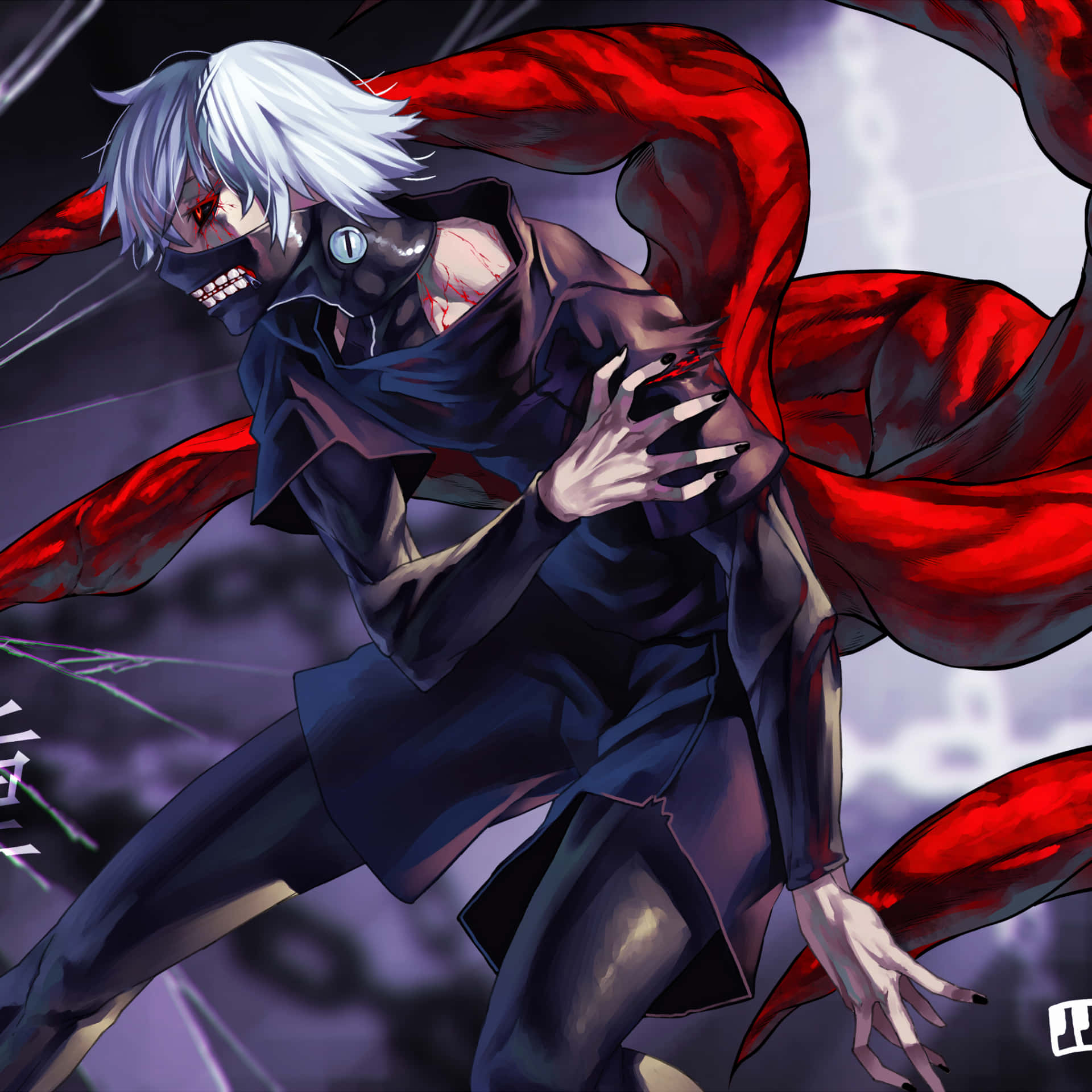 東京喰種 Kaneki Ken 抓臂粉絲藝術頭像