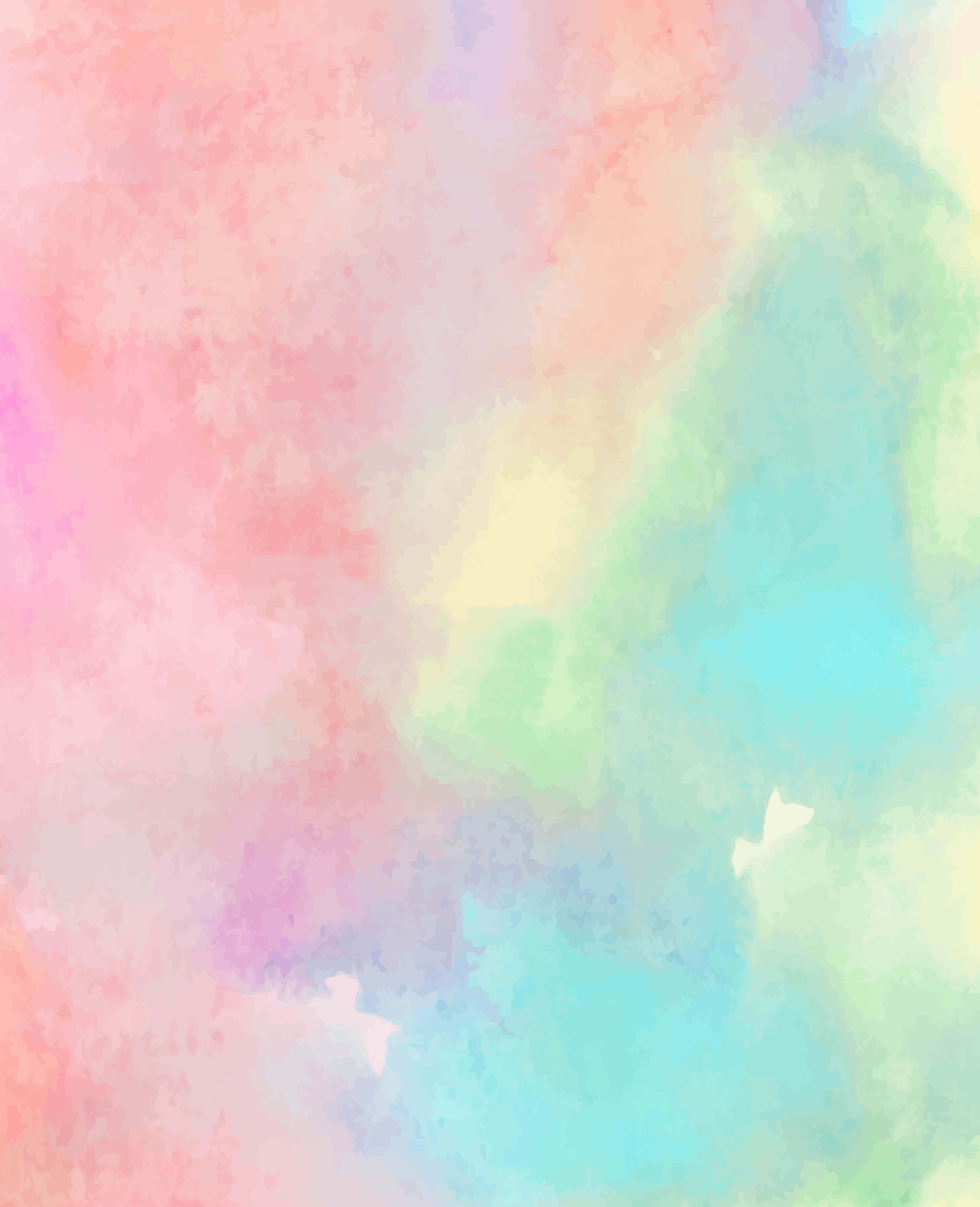 Pastel Phone 桌布 壁紙 — 柔和嘅粉彩水彩洗滌混合咗粉紅、蜜桃、薄荷同薰衣草，形成夢幻嘅抽象漸變。