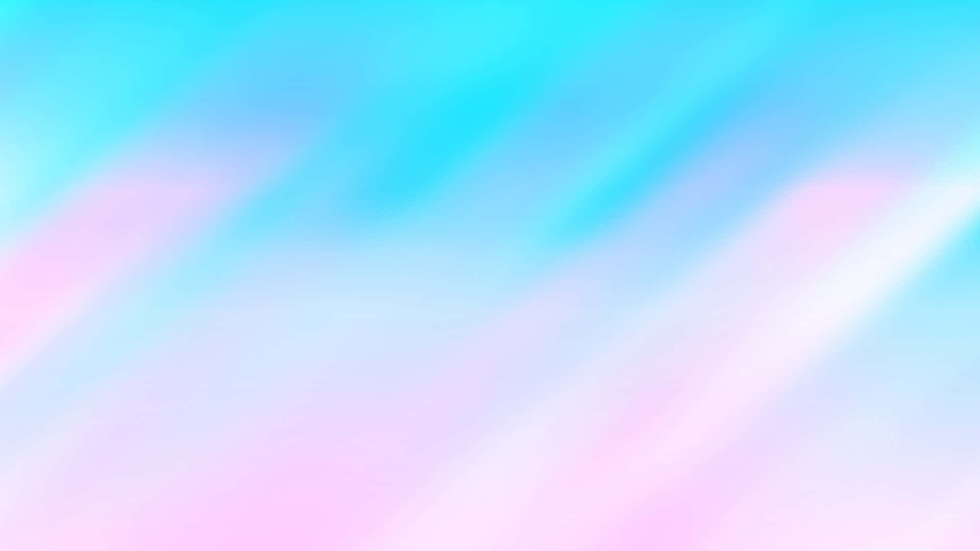 Pastel Cute 桌布 壁紙 — 柔和嘅粉藍色同粉紅色漸變，帶有對角光線條紋，營造出夢幻空靈嘅背景。