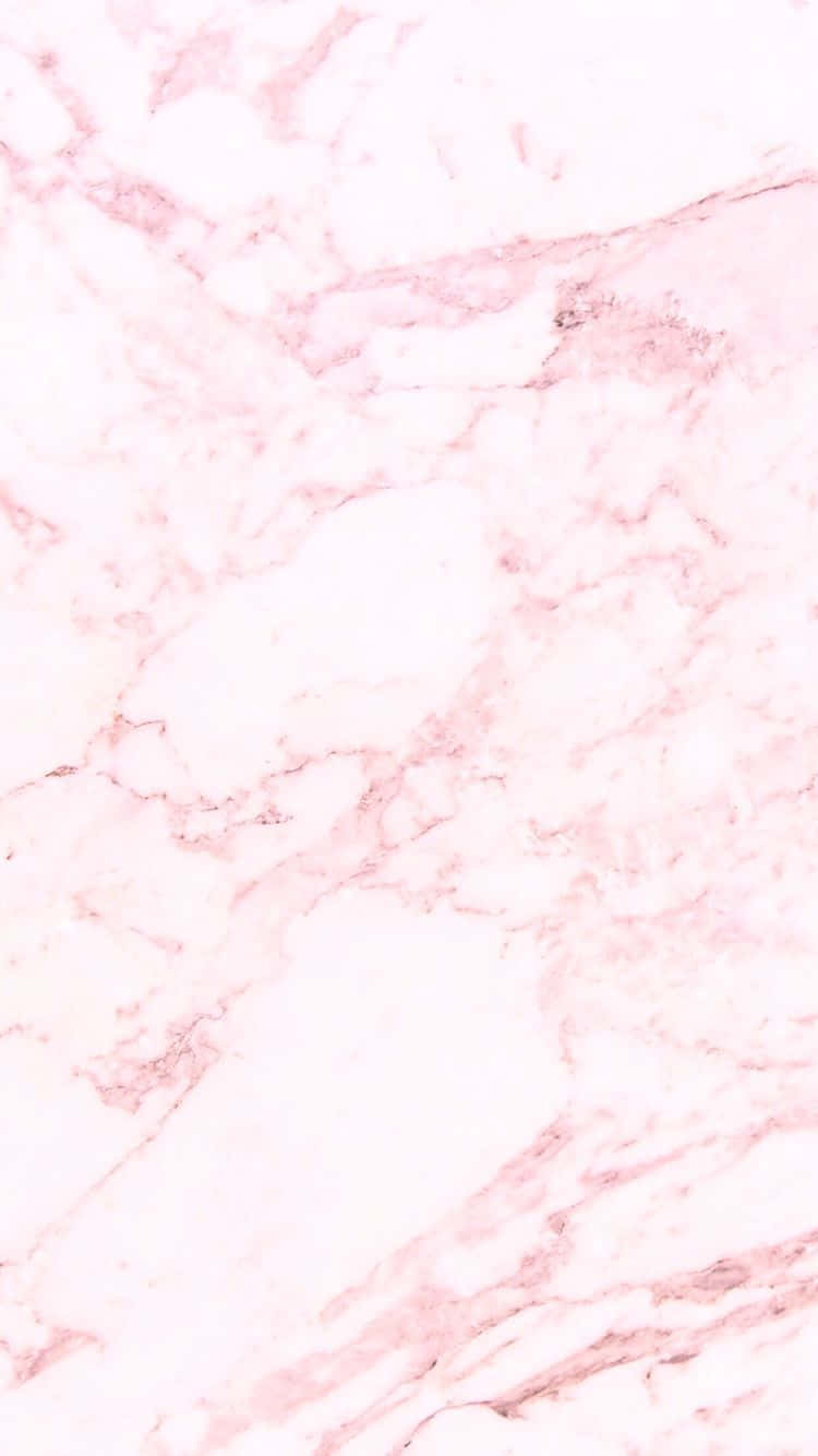Marble Pink 桌布 壁紙 — 柔和的粉紅色和白色大理石，帶有流動的紋理，營造出奢華而平靜的抽象質感。
