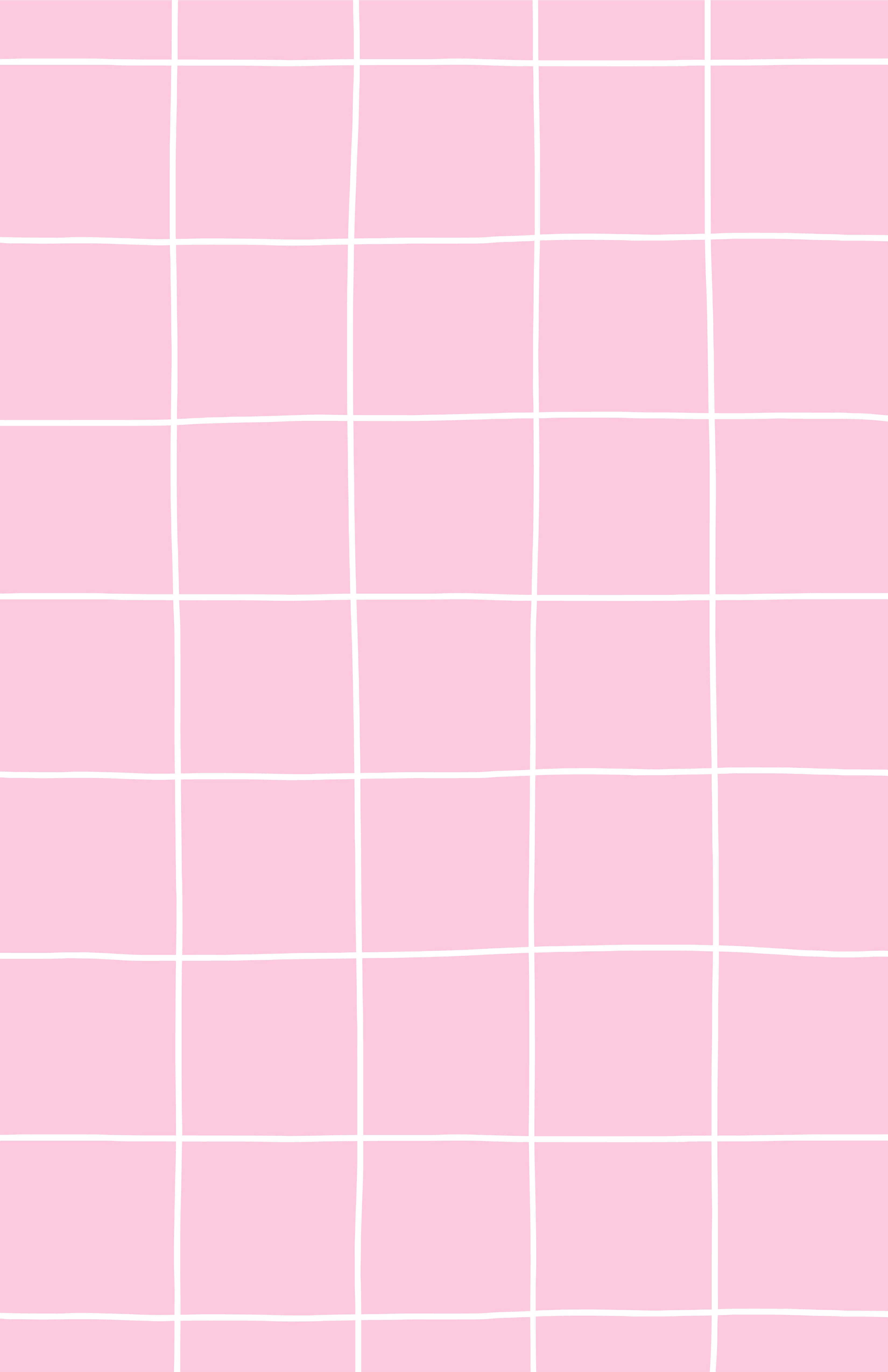 Pink Grid 桌布 壁紙 — 柔和的粉紅色背景，帶有細膩的白色網格圖案，營造出簡約而平靜的視覺質感。
