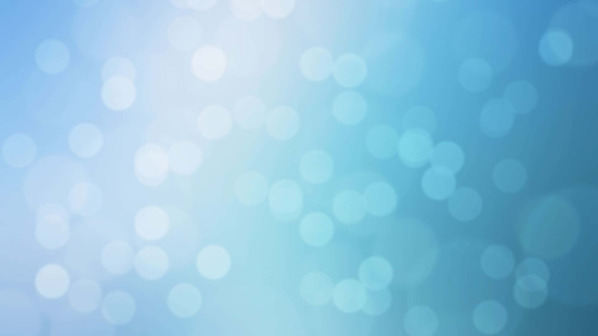 Theme 桌布 壁紙 — 柔和的藍色漸變背景，帶有發光的圓形散景燈光，營造出夢幻飄渺的氛圍。