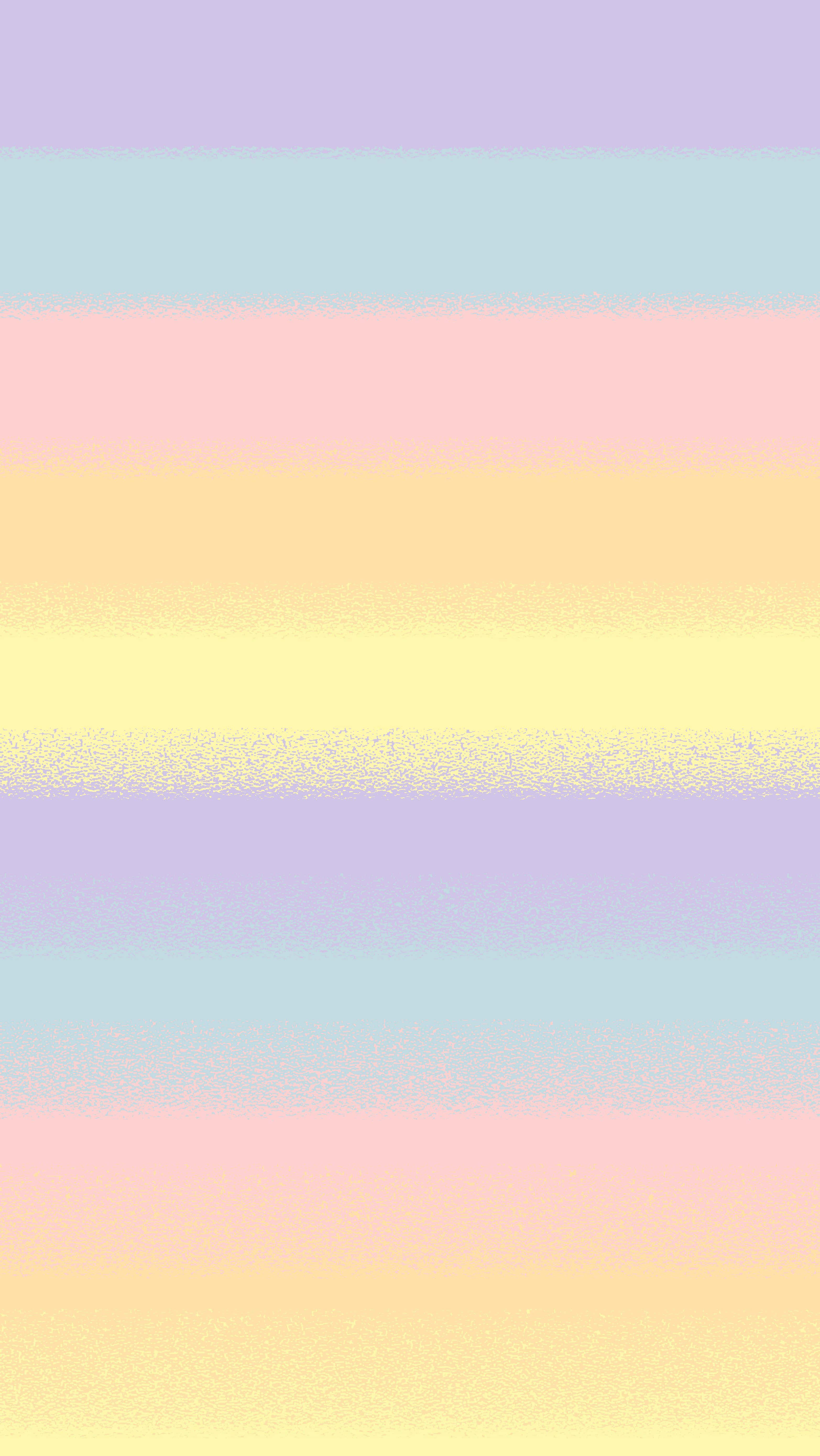 Pastel Cute 桌布 壁紙 — 柔和粉彩彩虹條紋搭配漸變紋理，營造夢幻舒緩的視覺效果。