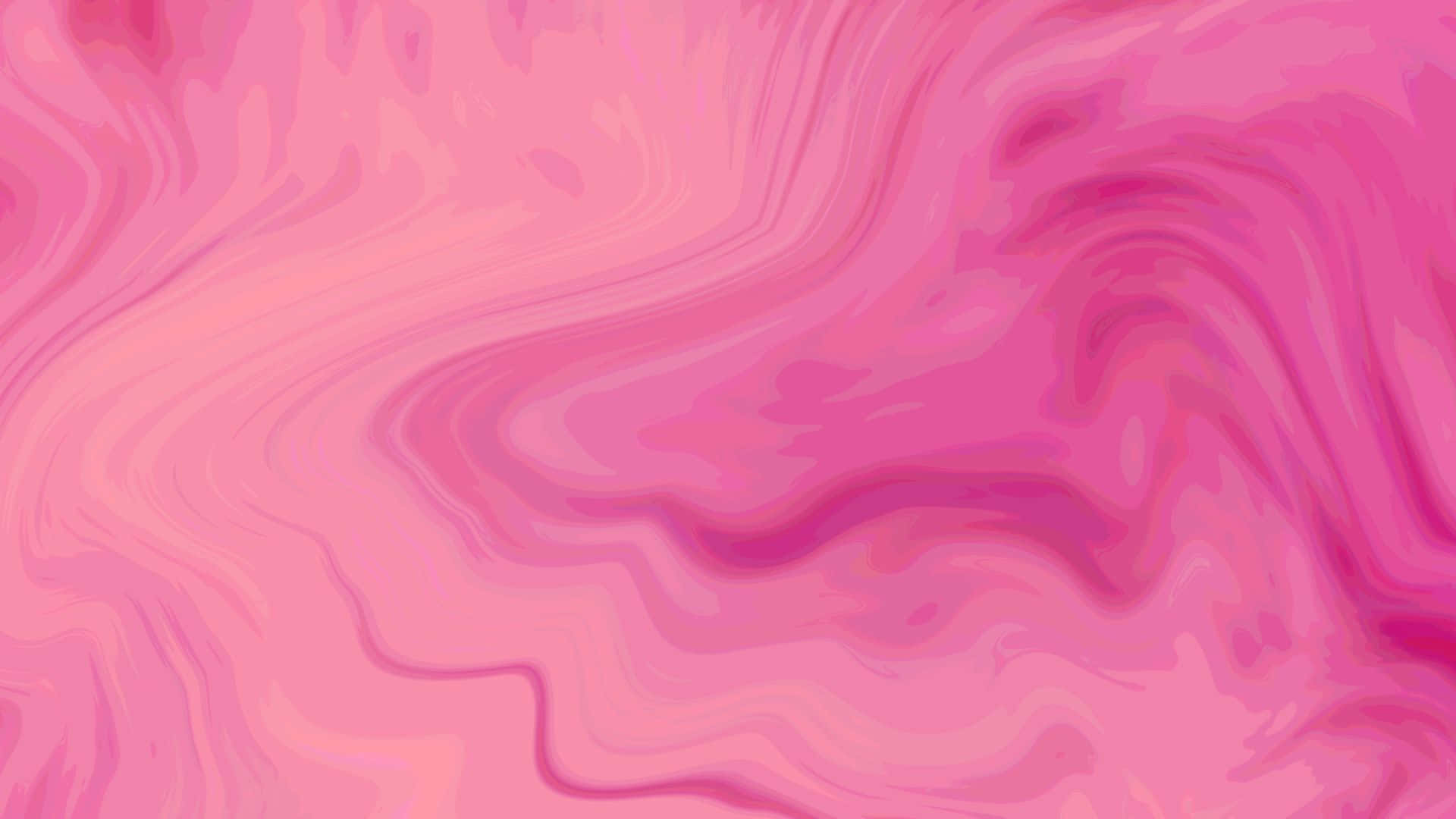 Pink Abstract 桌布 壁紙 — 柔和粉紅色和洋紅色的漩渦形成流動的抽象圖案，營造出夢幻、流暢的視覺質感。