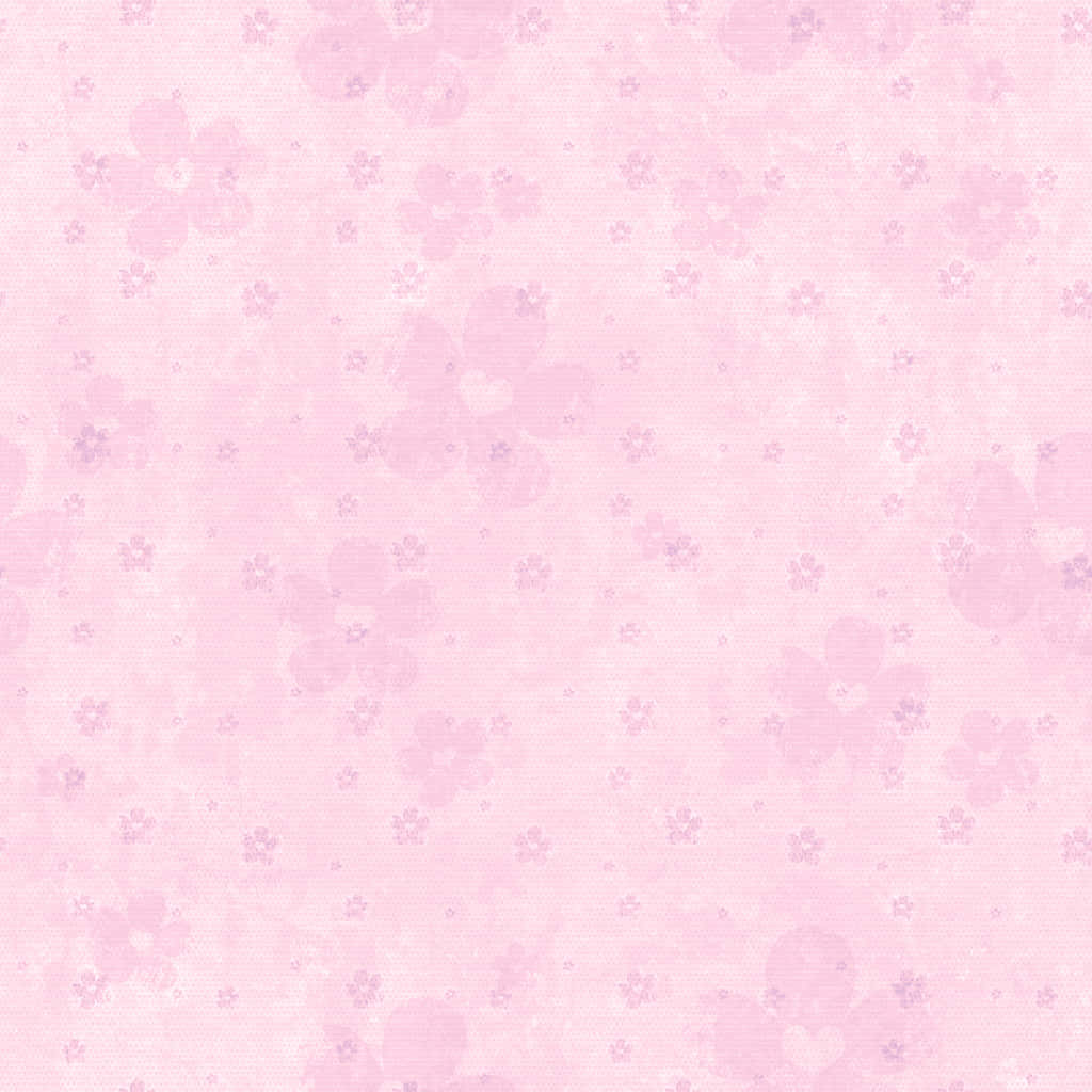 Pink Pattern 桌布 壁紙 — 柔和粉紅色牆紙，帶有精緻花卉圖案和細膩質感。